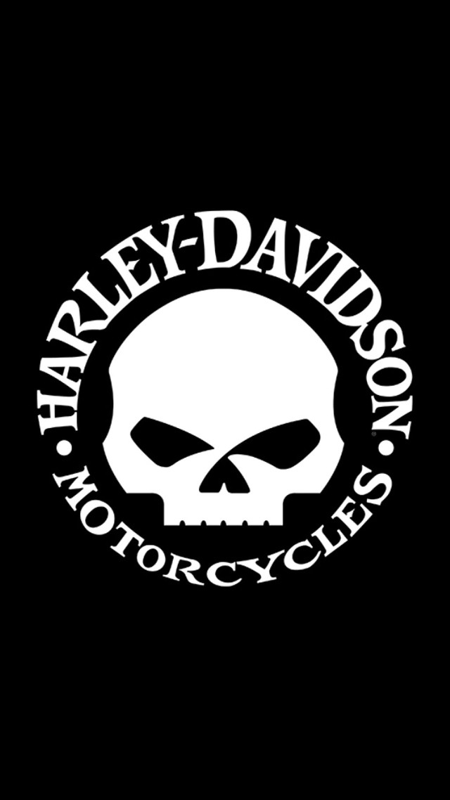 Motorcycle skull harley davidson gothic free wallpaper for mobile - medium preview image