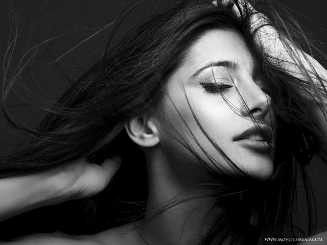 Woman hair wind eyes closed #3 free wallpaper for desktop - medium preview image