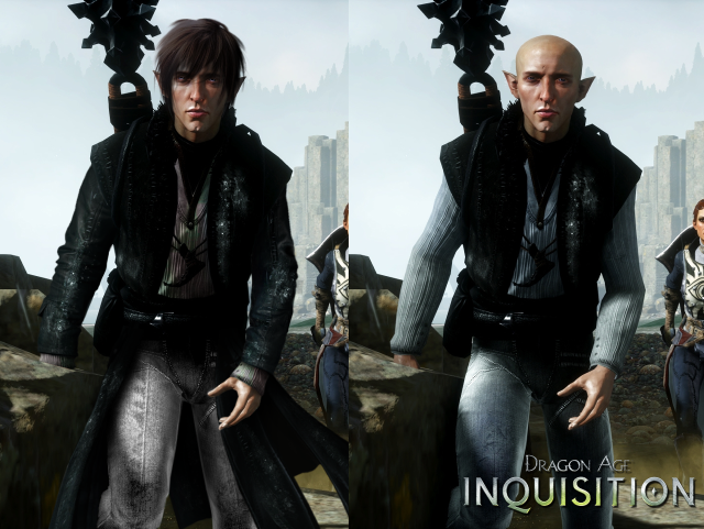 Man blackcoat white shirt cedricseaut free wallpaper for desktop - medium preview image