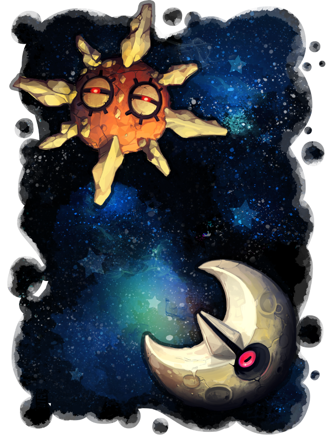 Cartoon sun cartoon moon stars free wallpaper for mobile - medium preview image