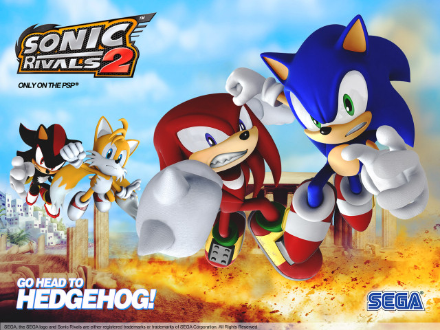 Sonic tails race city poster free wallpaper for desktop - medium preview image