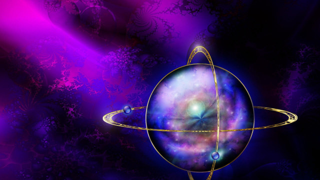 Planet ring star center image free wallpaper for desktop - medium preview image