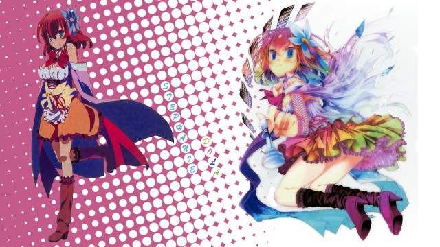 Anime characters different outfits hair #3 free wallpaper for desktop - medium preview image