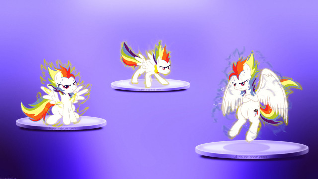Unicorn winged figurines rainbow mane free wallpaper for desktop - medium preview image