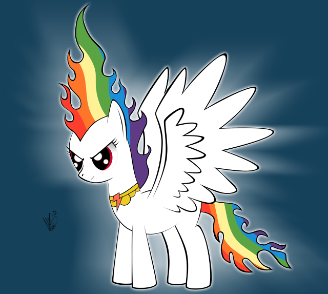 Rainbow pony with wings rainbow free wallpaper for tablet - medium preview image