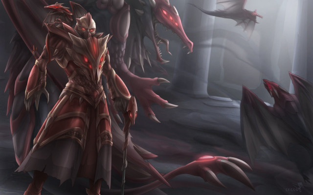 Demonic forest demon back arm #2 free wallpaper for desktop - medium preview image