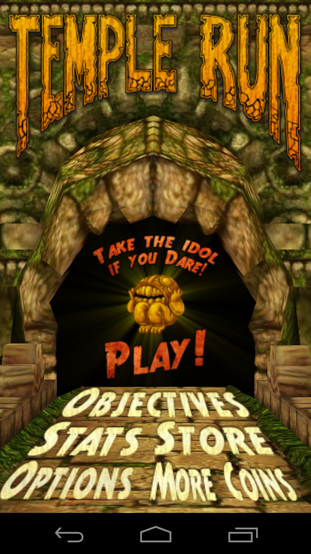 Stone arch temple run game free wallpaper for mobile - medium preview image