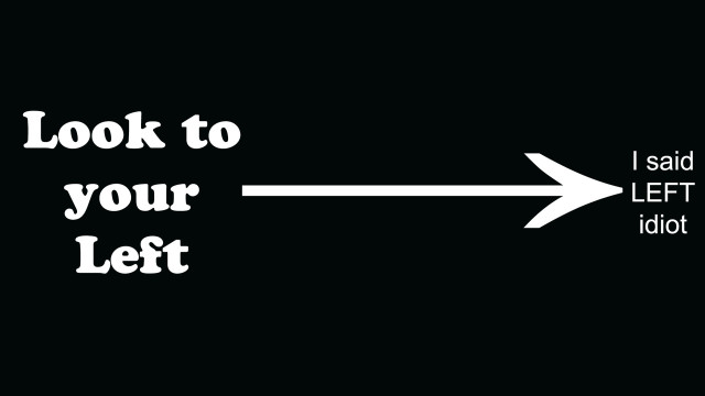 Black white arrow left right #2 free wallpaper for desktop - medium preview image