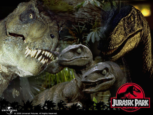 Dinosaurs group mouths open wide free wallpaper for desktop - medium preview image