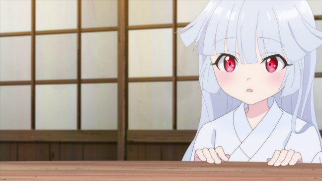 Woman white hair red eyes #3 free wallpaper for desktop - medium preview image