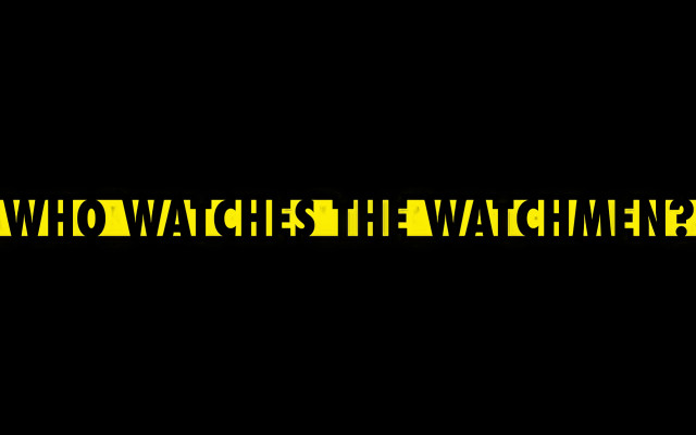 Yellow black sign who watches free wallpaper for desktop - medium preview image