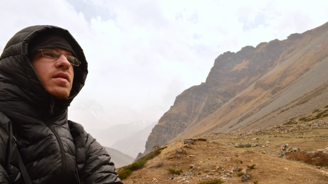 Mountain man blackjacket sunglasses outdoors free wallpaper for desktop - medium preview image