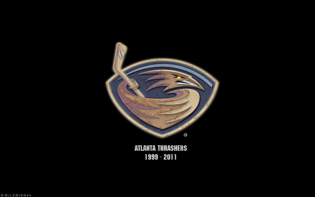 Atlanta thrashs logo gold eagle free wallpaper for desktop - medium preview image