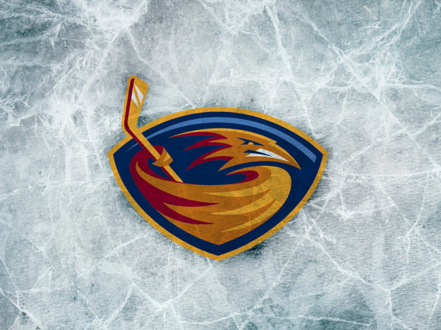 Hockey sticker golden eagle ice free wallpaper for desktop - medium preview image