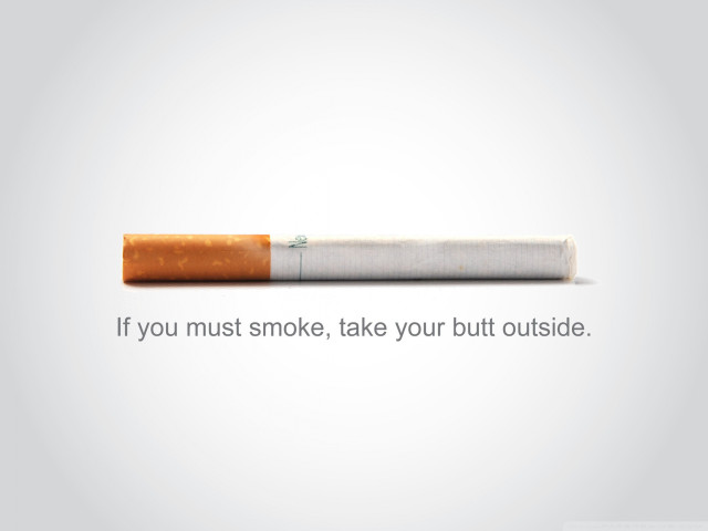 Cigarette sticker if you must free wallpaper for desktop - medium preview image