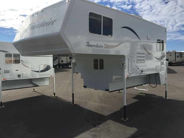 White trailer parking lot attached free wallpaper for desktop - medium preview image