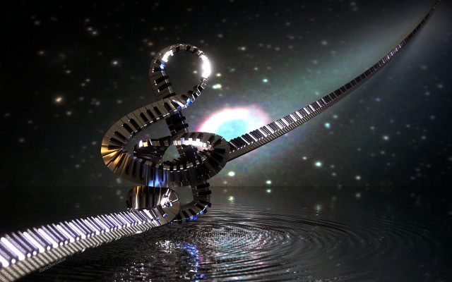 Spiral metal glass space bright free wallpaper for desktop - medium preview image