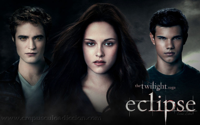 Twilight saga eclipse movie poster free wallpaper for desktop - medium preview image
