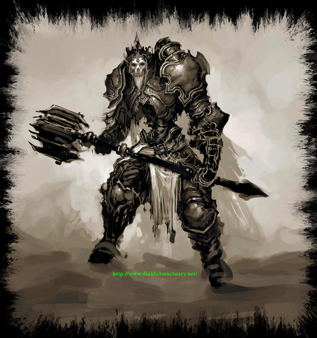 Knight sword shield digital painting free wallpaper for tablet - medium preview image