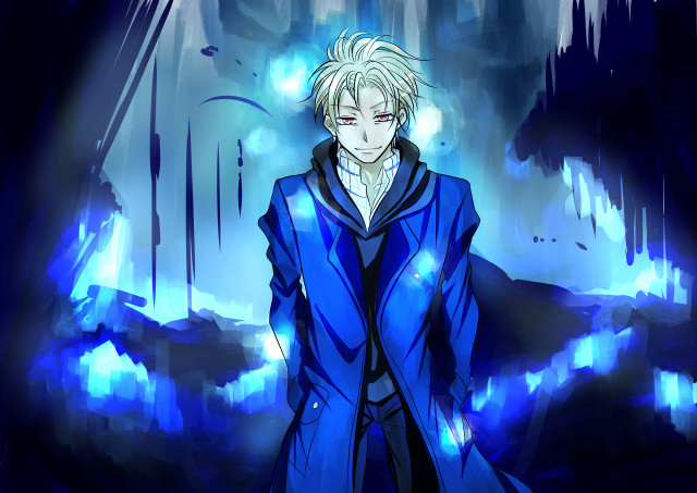 Blue coat cave anime arcane free wallpaper for desktop - medium preview image