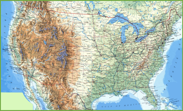 Map united states green border free wallpaper for desktop - medium preview image