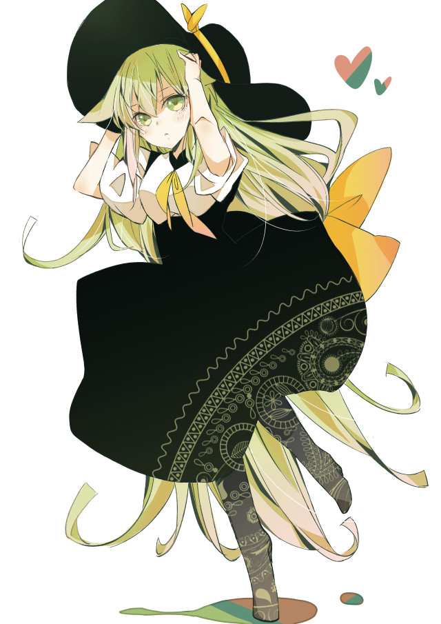 Woman black dress hat blonde free wallpaper for mobile - medium preview image