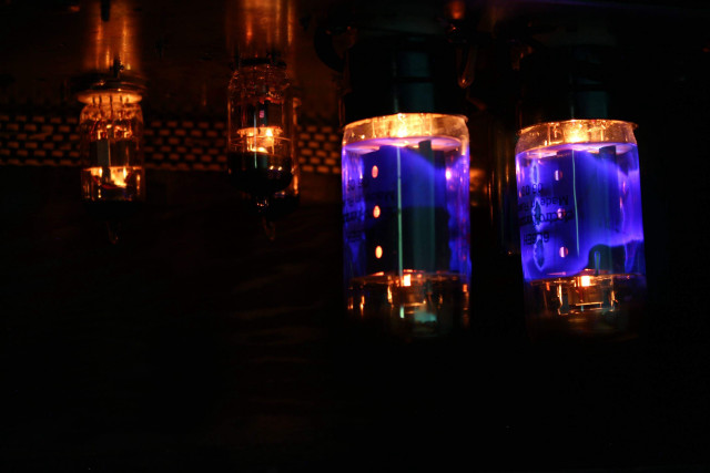 Table lights dark bottles illumination free wallpaper for desktop - medium preview image