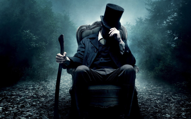 Man top hat coat chair free wallpaper for desktop - medium preview image