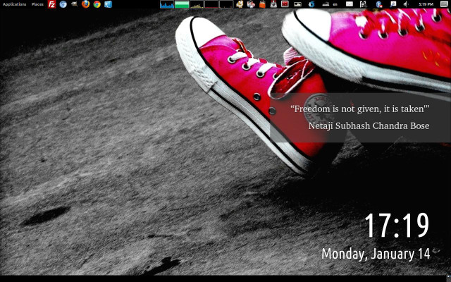 Red shoes quote on them free wallpaper for desktop - medium preview image