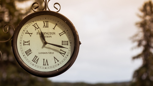 Clock tree sky background foreground free wallpaper for desktop - medium preview image