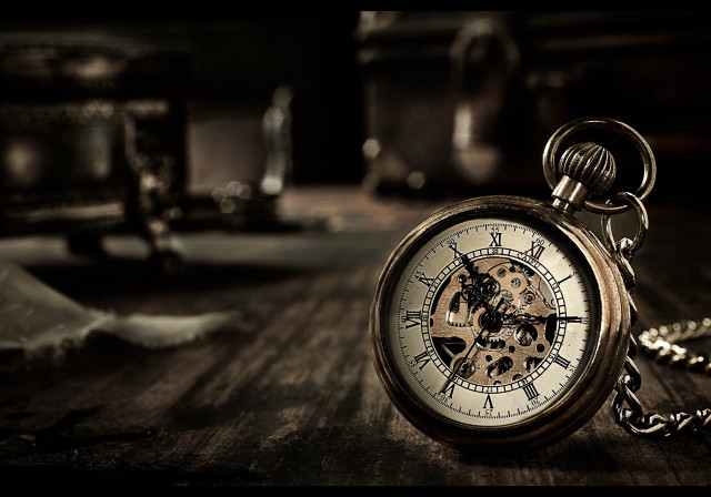 Pocket watch table chain paper free wallpaper for desktop - medium preview image