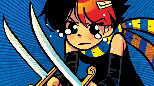 Cartoon character knife sword blue free wallpaper for desktop - medium preview image