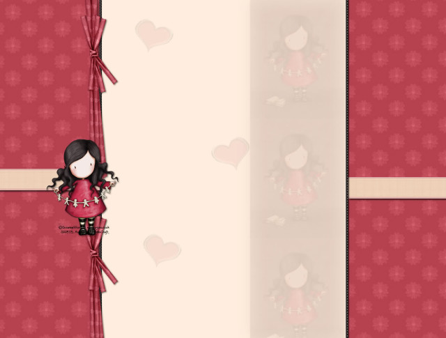 Girl red dress red wall free wallpaper for desktop - medium preview image