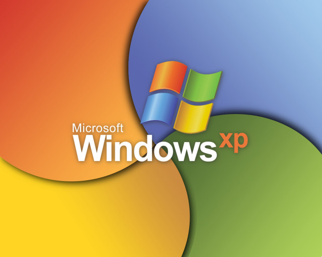 Colorful background windows xp logo free wallpaper for desktop - medium preview image