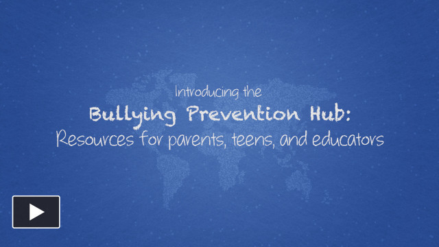 Blue world map bullying awareness free wallpaper for desktop - medium preview image