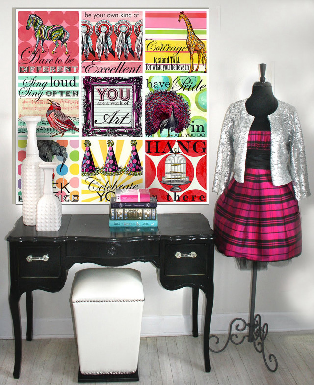 Dress table wall hanging giraffe free wallpaper for mobile - medium preview image