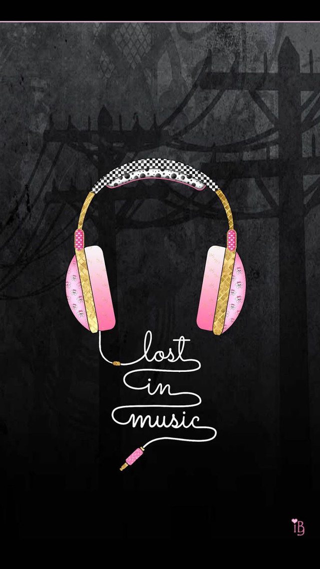 Last in music pink gold free wallpaper for mobile - medium preview image