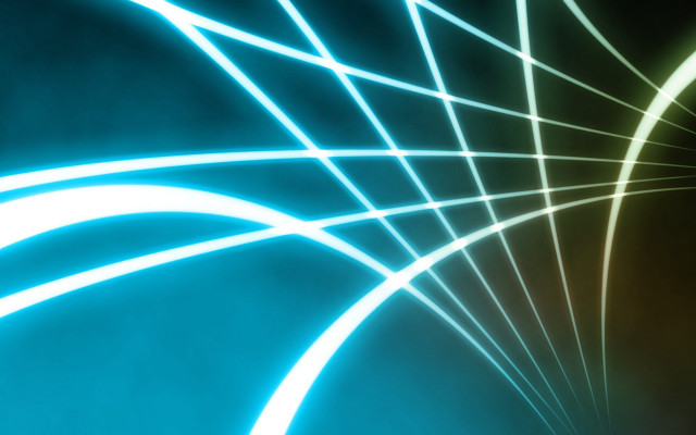 Blue yellow background lines curves free wallpaper for desktop - medium preview image