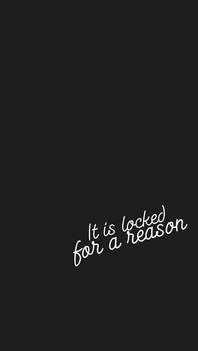 Black background white text reason free wallpaper for mobile - medium preview image