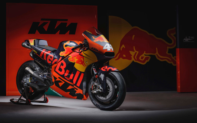 Motorcycle dark room red bull free wallpaper for desktop - medium preview image