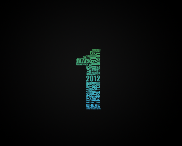 Cross words black background green free wallpaper for desktop - medium preview image