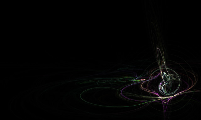Black background light swirl center free wallpaper for desktop - medium preview image