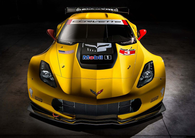 Yellow sports car hood up free wallpaper for desktop - medium preview image