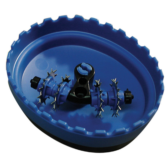 Blue bowl screws white background free wallpaper for tablet - medium preview image