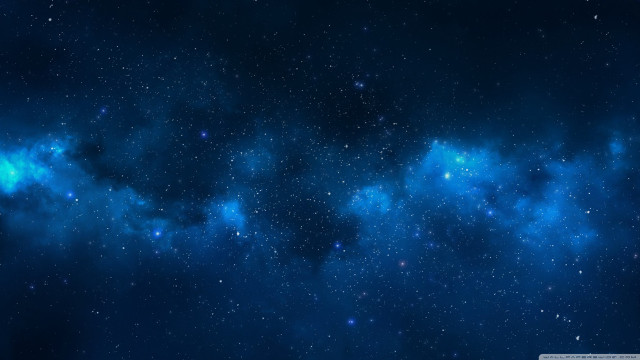 Dark blue background stars clouds free wallpaper for desktop - medium preview image