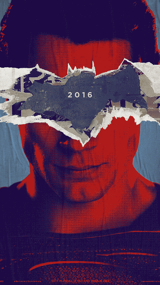 Man torn batman face assemblage free wallpaper for mobile - medium preview image