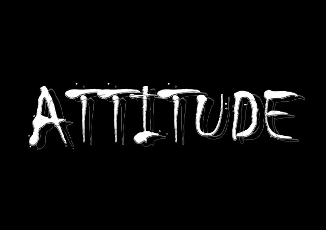Attitude black white photo paint free wallpaper for desktop - medium preview image