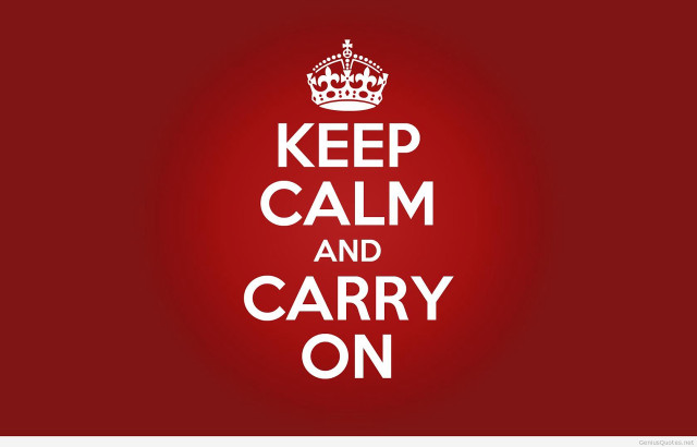 Keep calm carry on red #2 free wallpaper for desktop - medium preview image