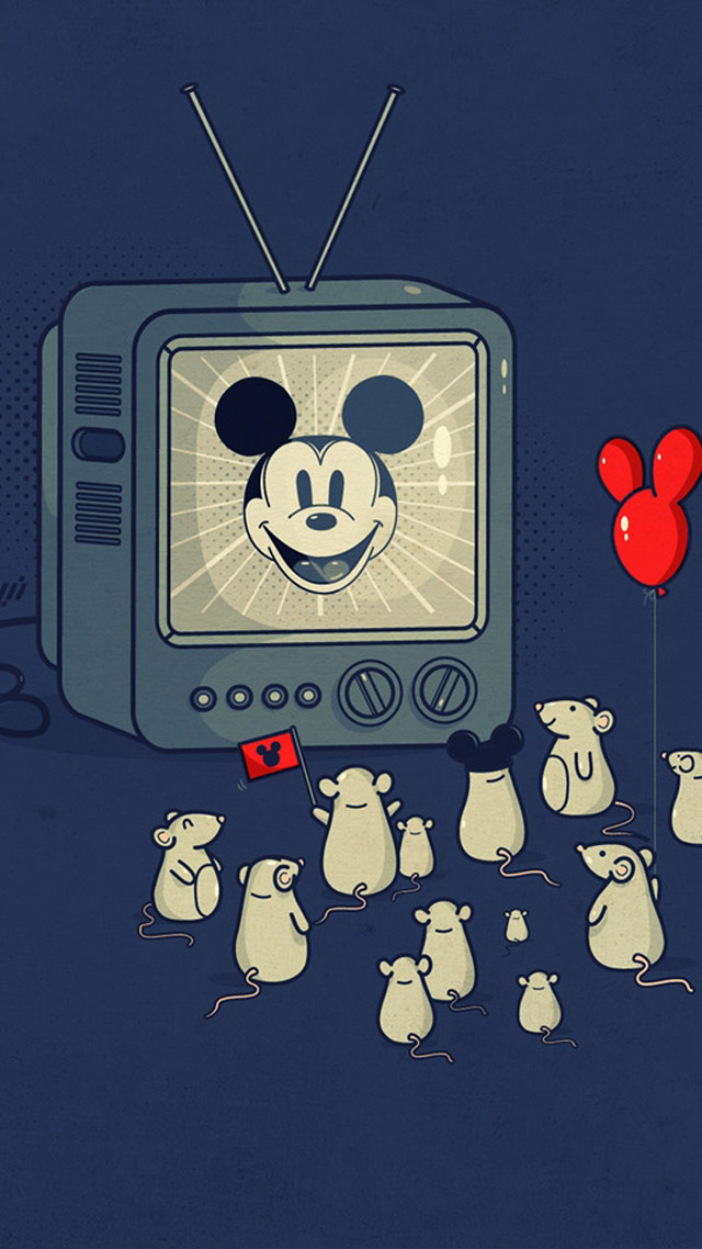 Mickey mouse friends television balloons free wallpaper for mobile - medium preview image