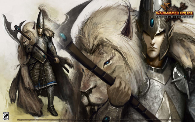 Men armor sword lion back free wallpaper for desktop - medium preview image